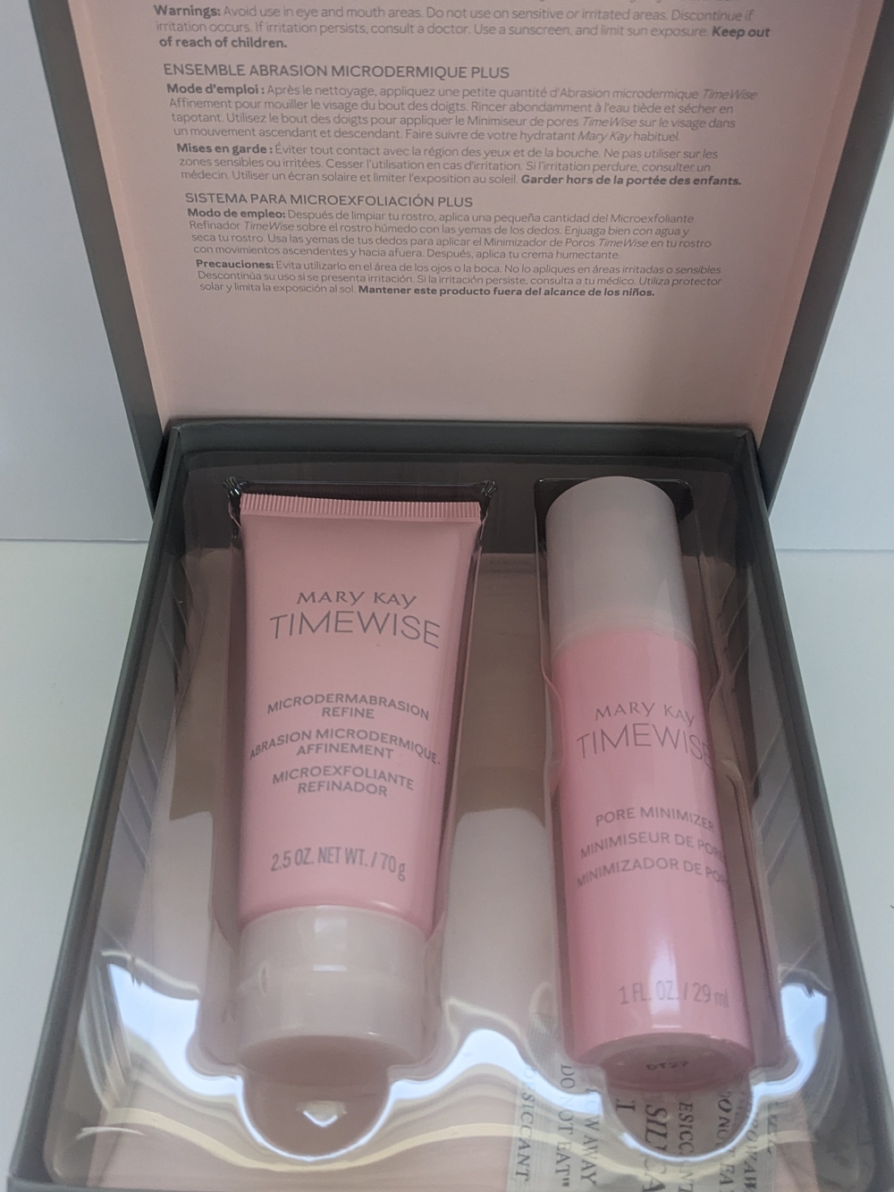Mary Kay TimeWise Microdermabrasion & Pore Minimizer Set - NWT